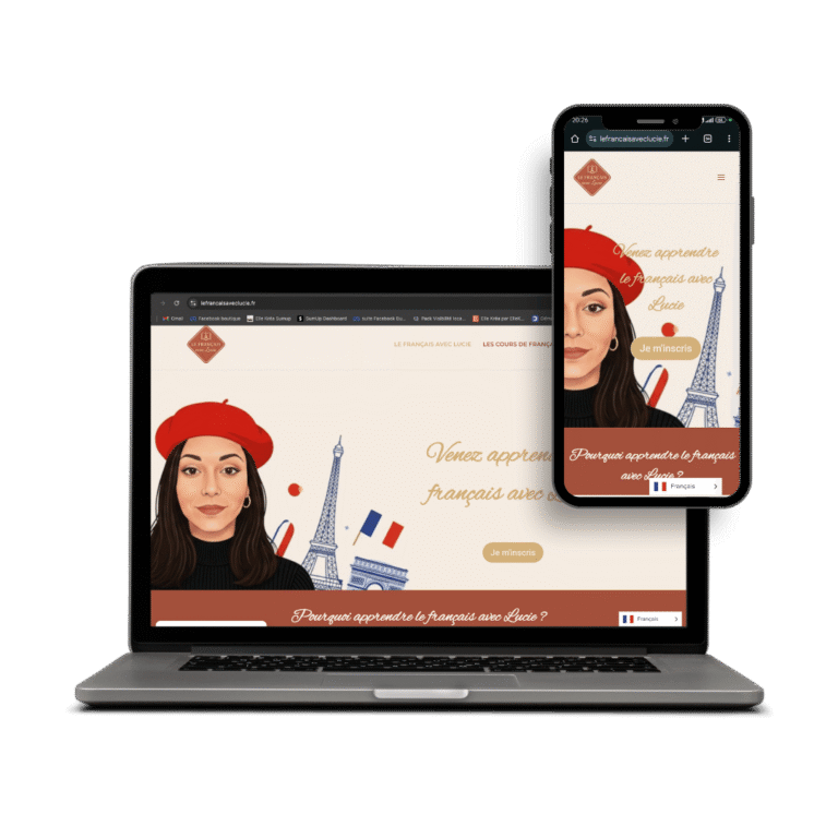 Cr&eacute;ation de site internet et SEO - Le fan&ccedil;ais avec Lucie